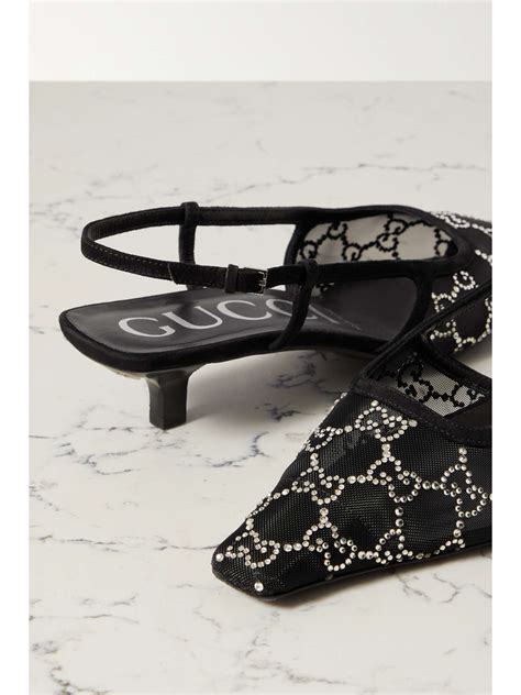 gucci embellished heels